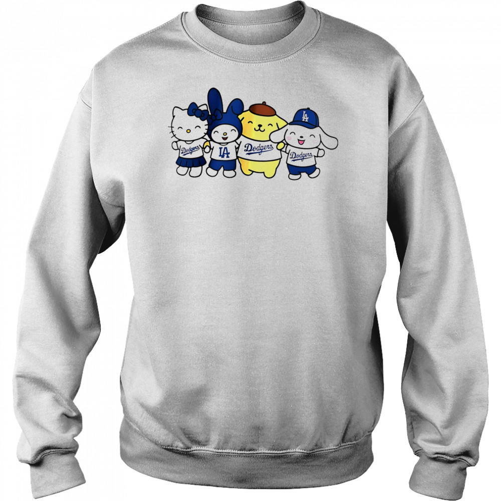 Hello Kitty And Friends La Dodgers shirt Hoodie