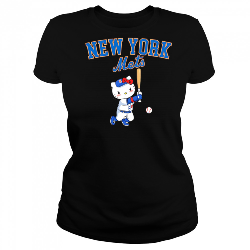 Hello Kitty New York Mets baseball player shirt Women's T-shirt