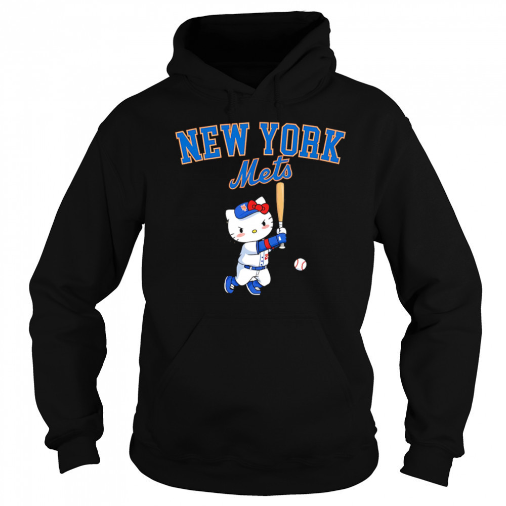 Hello Kitty New York Mets baseball player shirt Sweatshirt