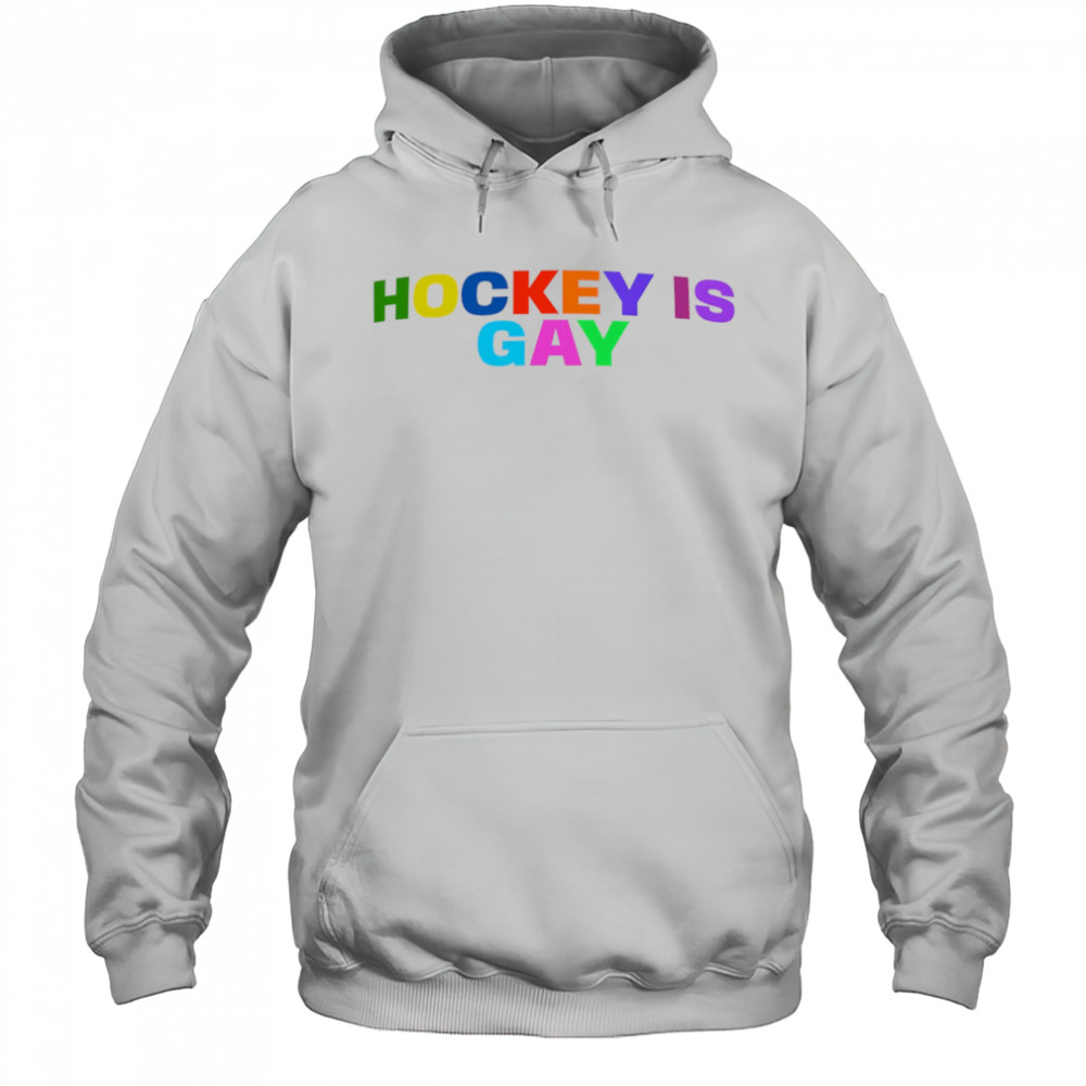 Hockey Is Gay Pride shirt Hoodie
