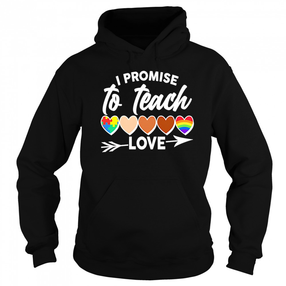 I Promise To Teach Love pride shirt Sweatshirt