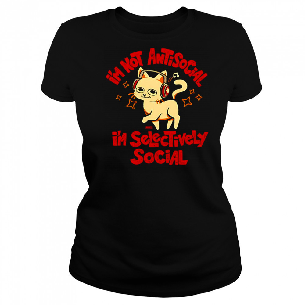 I’m not antisocial I’m selectively social shirt Women's T-shirt