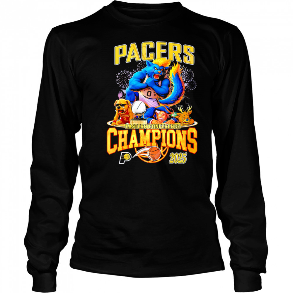 Indiana Pacers Eastern Conference Champions 2025 Limited Edition shirt Long Sleeved
