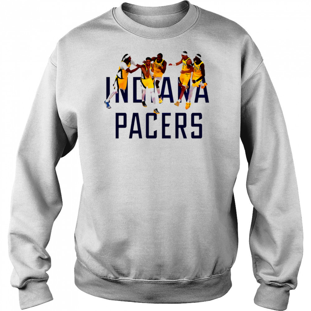 Indiana Pacers Nba Playoffs Tyrese Haliburton Team Celebration shirt Hoodie