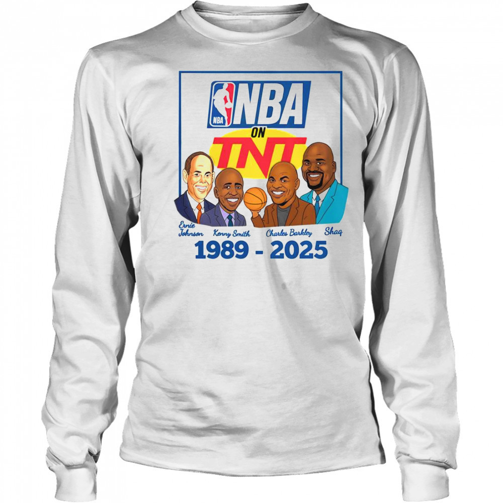 Inside Basketball TV Show Caricatures T-Shirt Long Sleeved