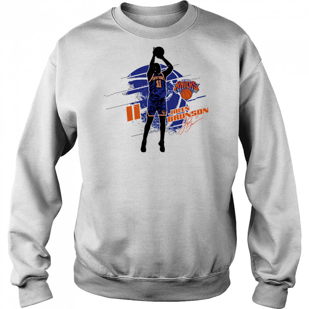 Jalen Brunson New York Knicks Silhouette shirt Hoodie