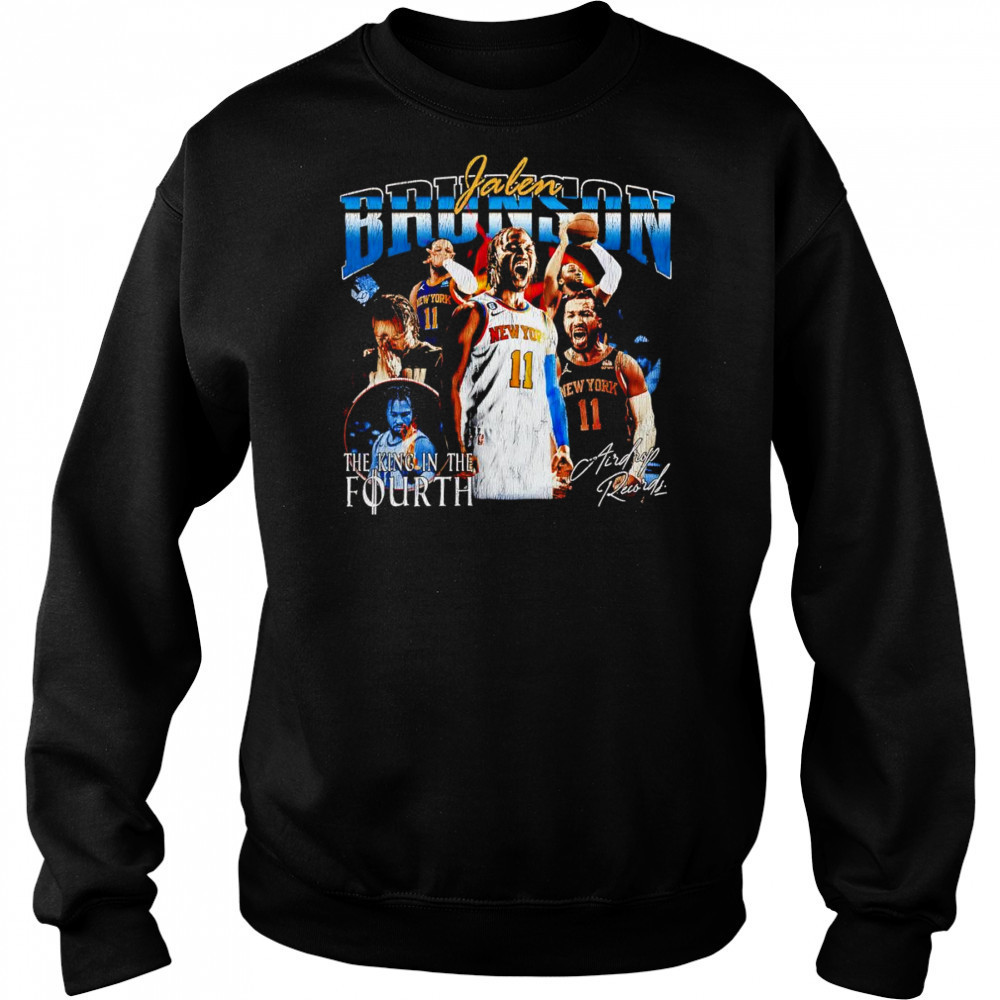 Jalen Brunson the King in the Fourth shirt Hoodie