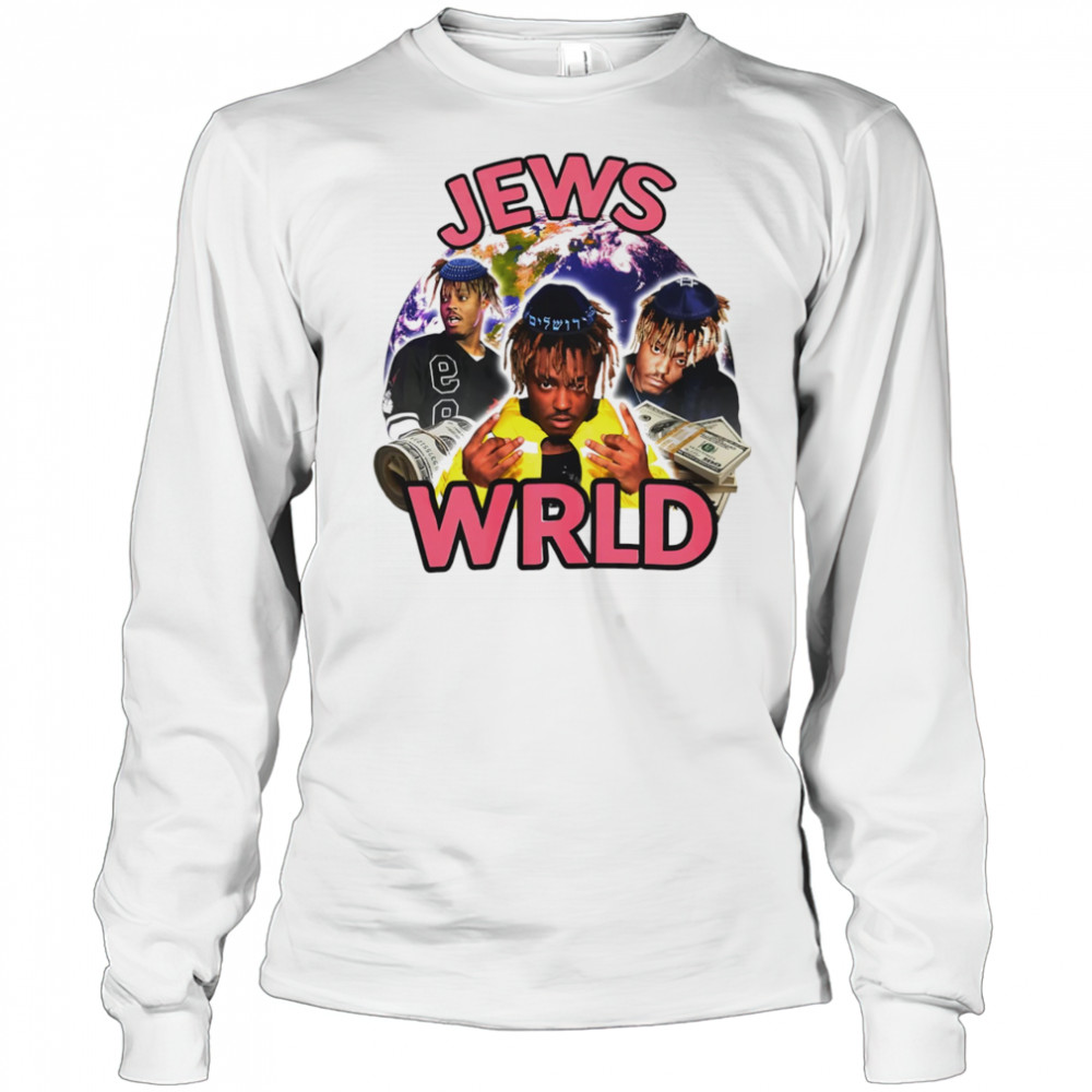 Jews WRLD retro shirt Long Sleeved