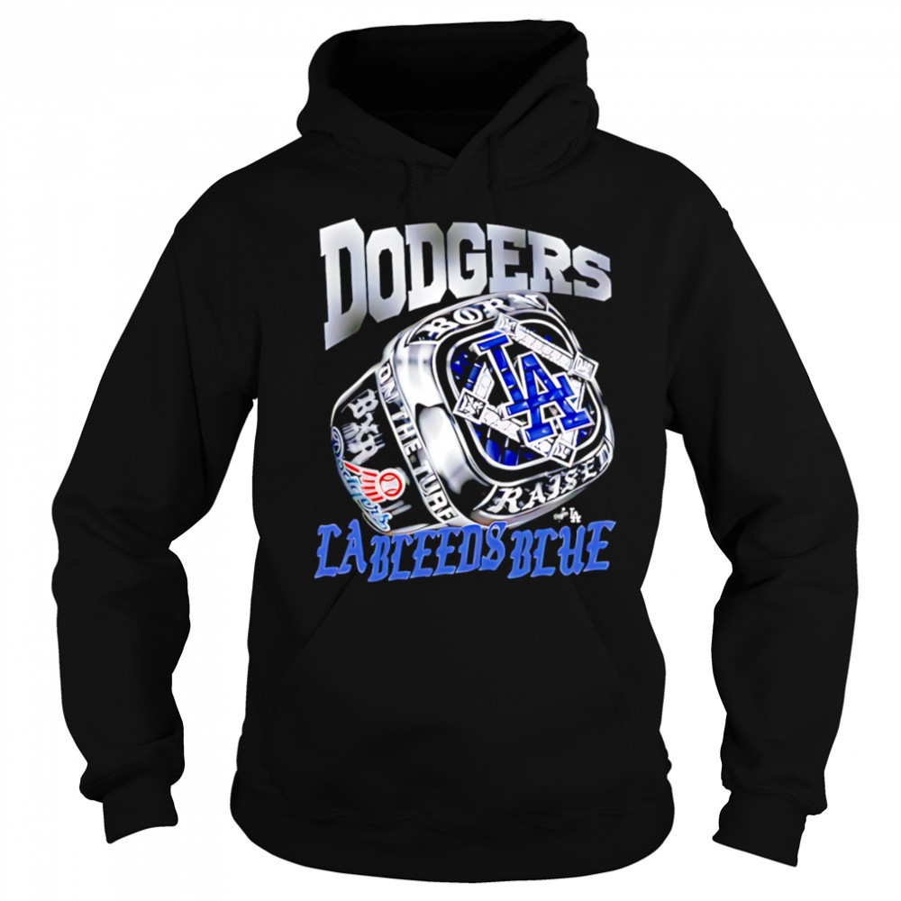 Los Angeles Dodgers Rings LA Bleeds Blue shirt Sweatshirt