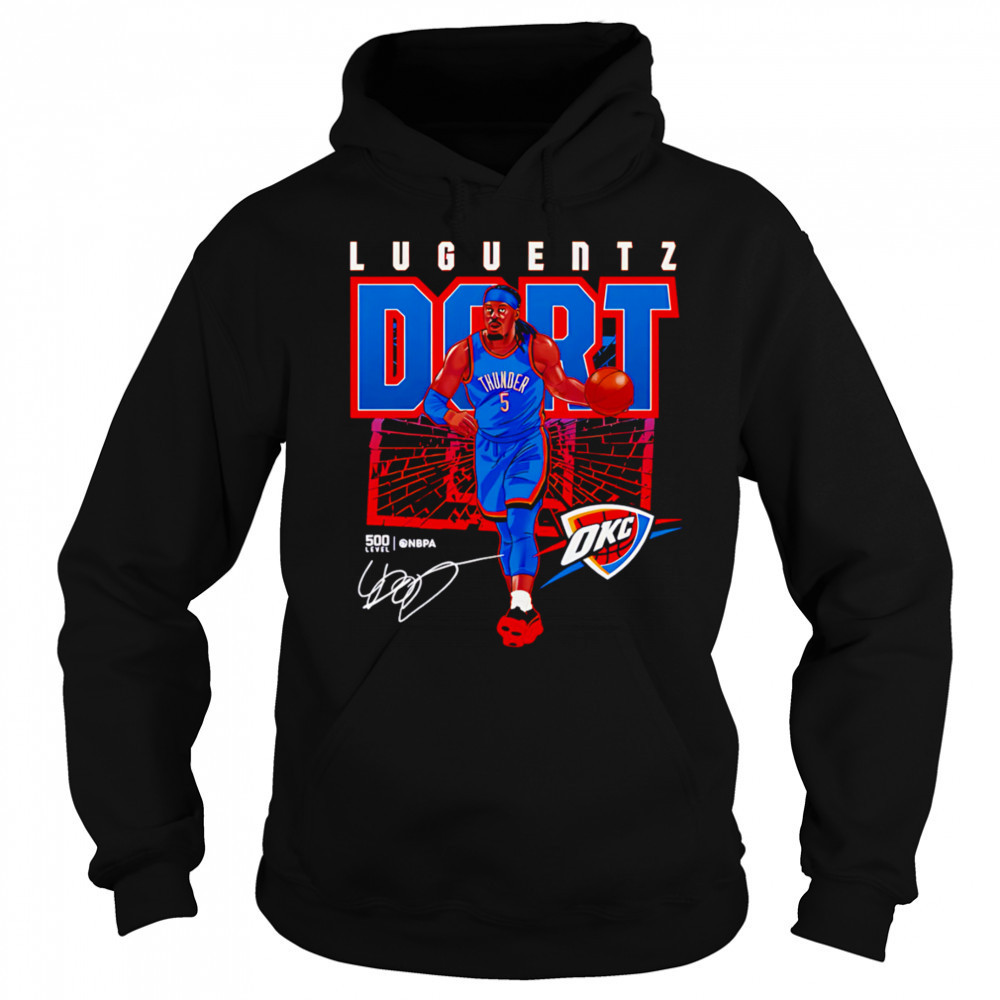 Luguentz Dort Oklahoma City Thunder Shattered shirt Sweatshirt