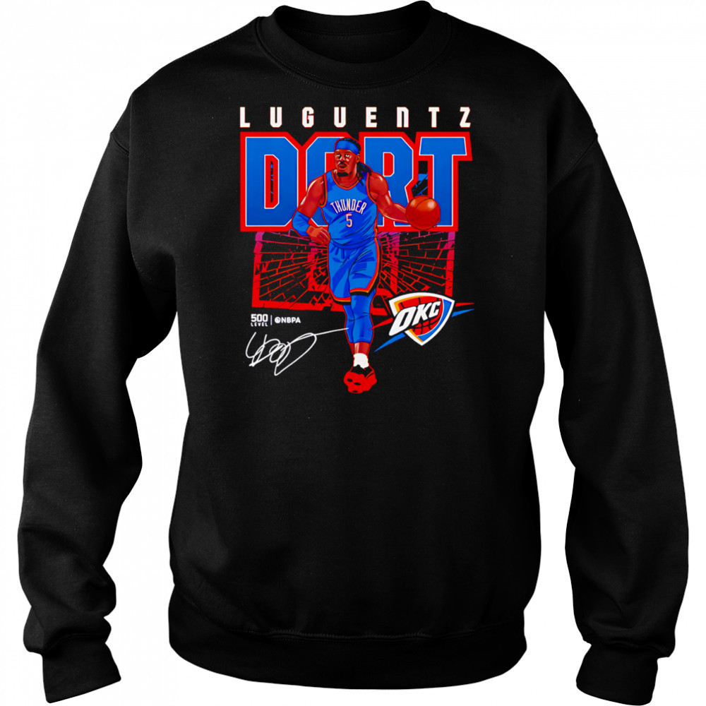 Luguentz Dort Oklahoma City Thunder Shattered shirt Hoodie