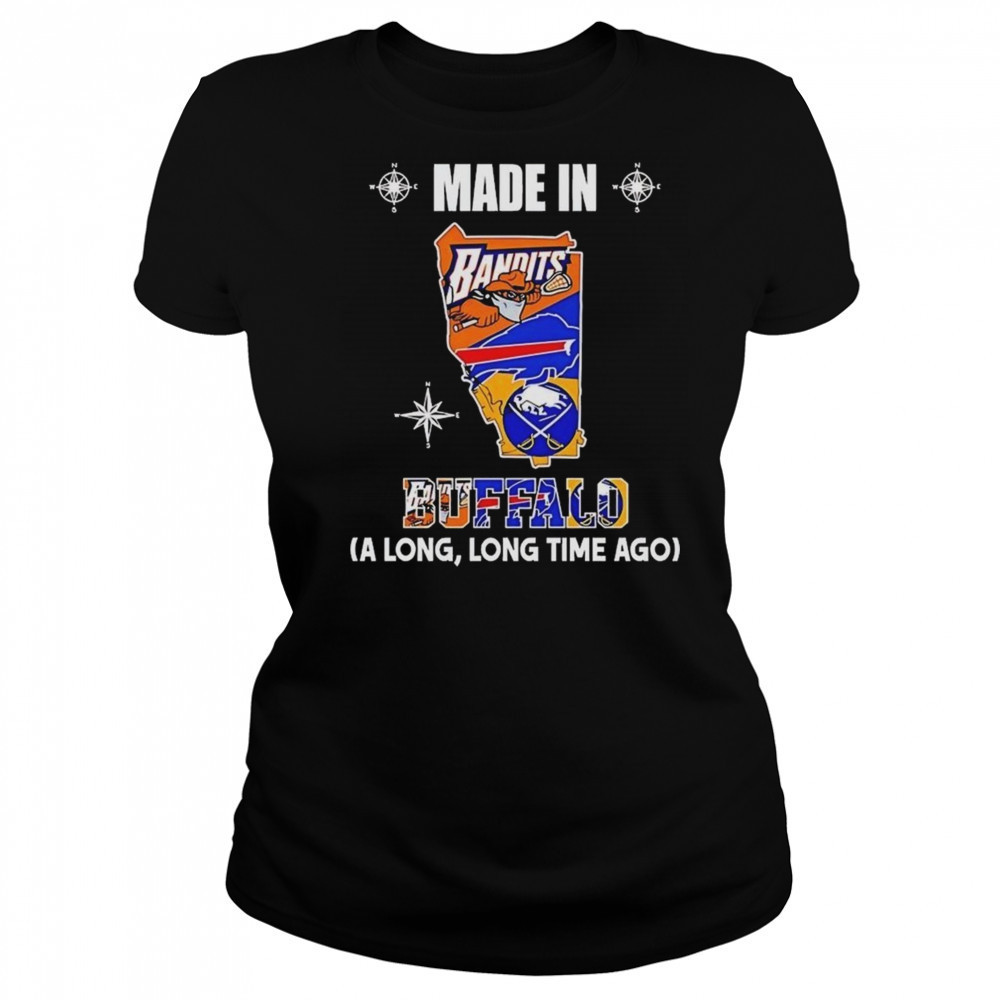 Made In Buffalo A Long And Long Time Ago Logos In Map 2025 Shirt Women's T-shirt