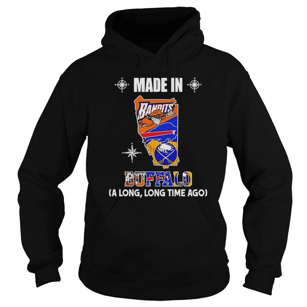 Made In Buffalo A Long And Long Time Ago Logos In Map 2025 Shirt Sweatshirt