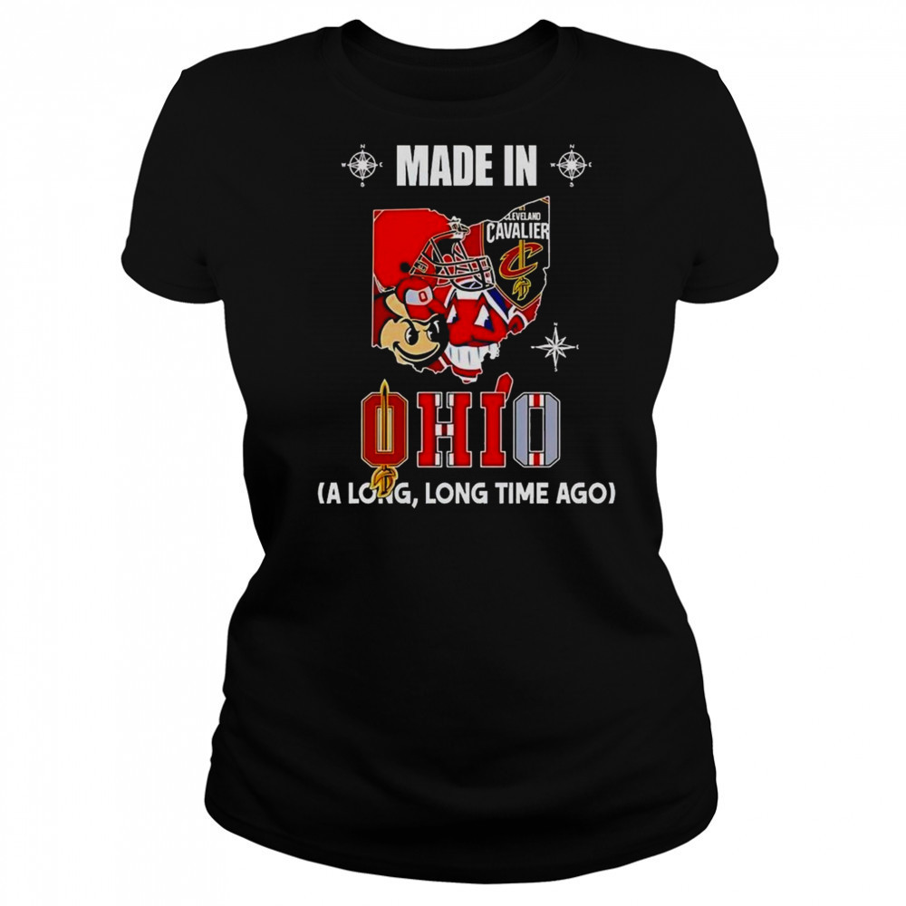 Made In Ohio A Long And Long Time Ago Logos In Map 2025 Shirt Women's T-shirt
