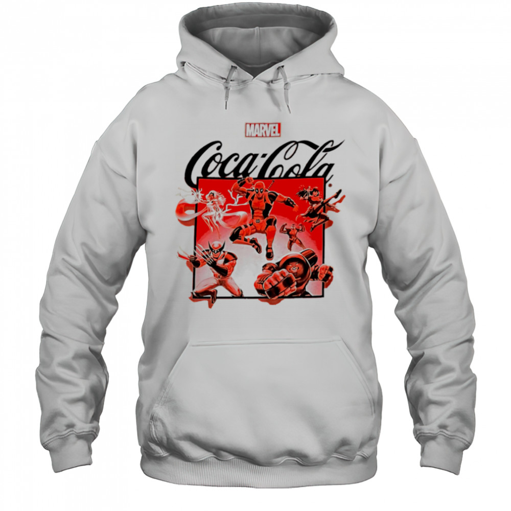 Marvel Coca cola shirt Hoodie
