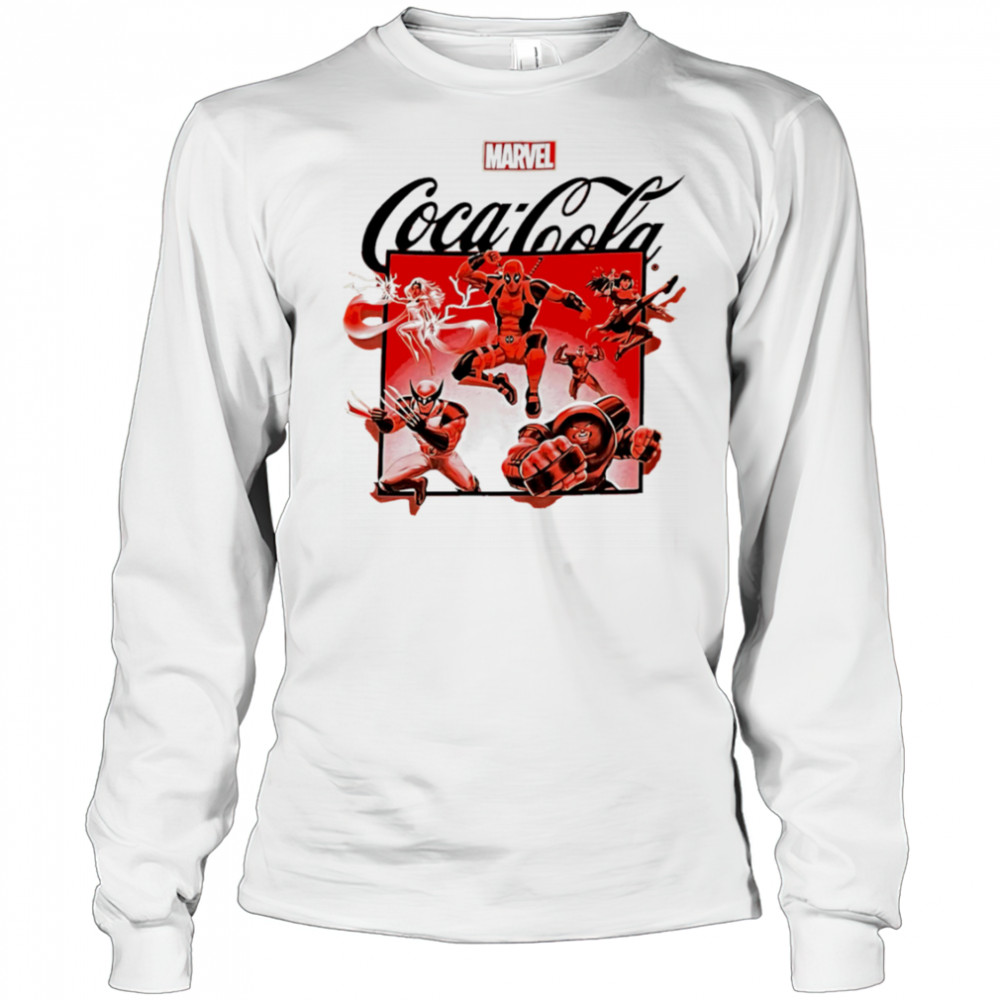 Marvel Coca cola shirt Long Sleeved