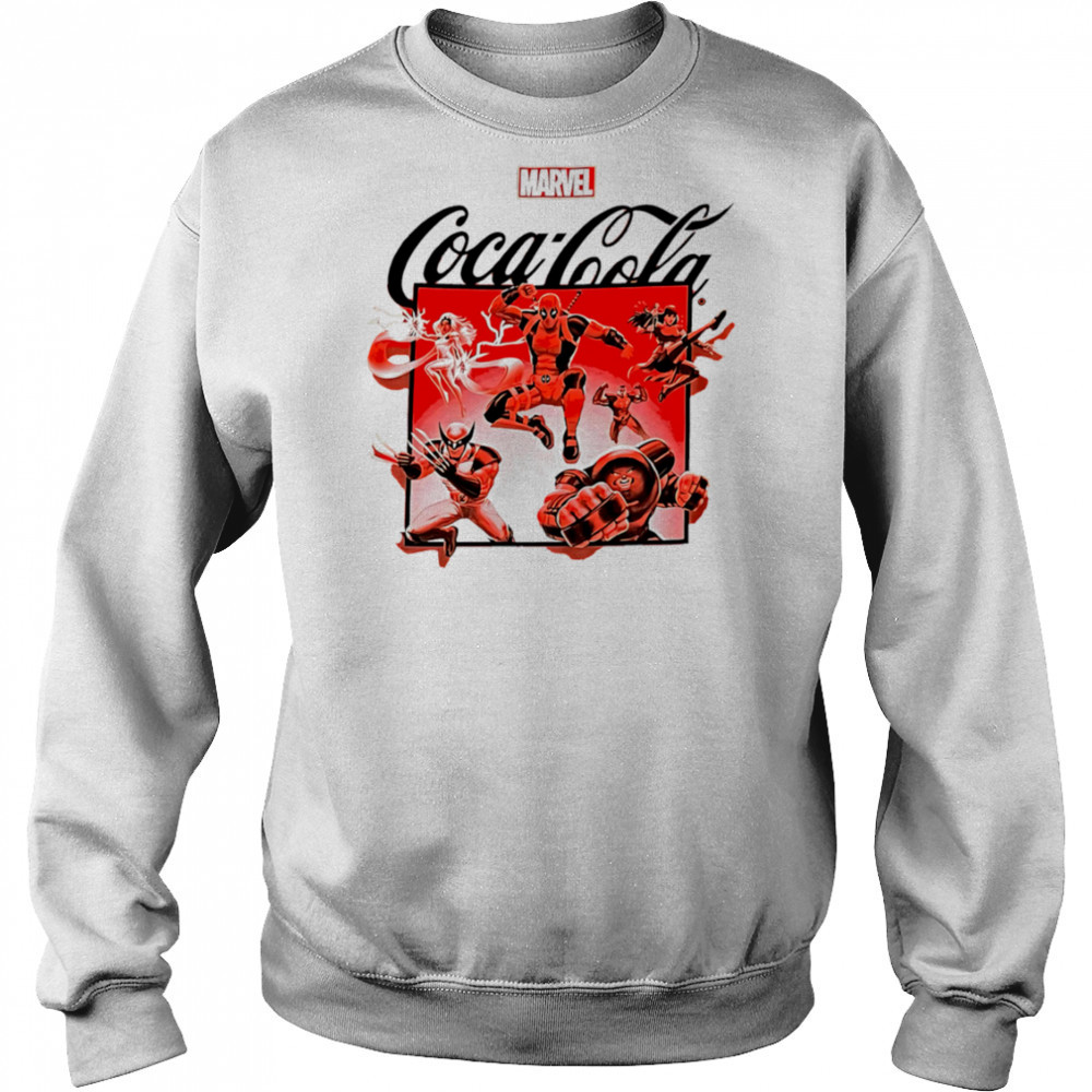 Marvel Coca cola shirt Hoodie