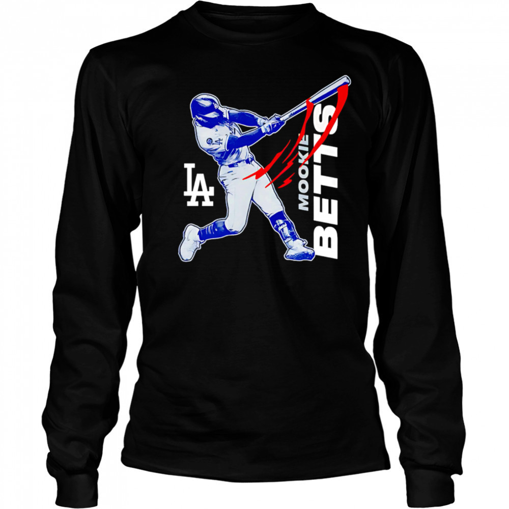 Mookie Betts Royal Los Angeles Baseball Player shirt Long Sleeved