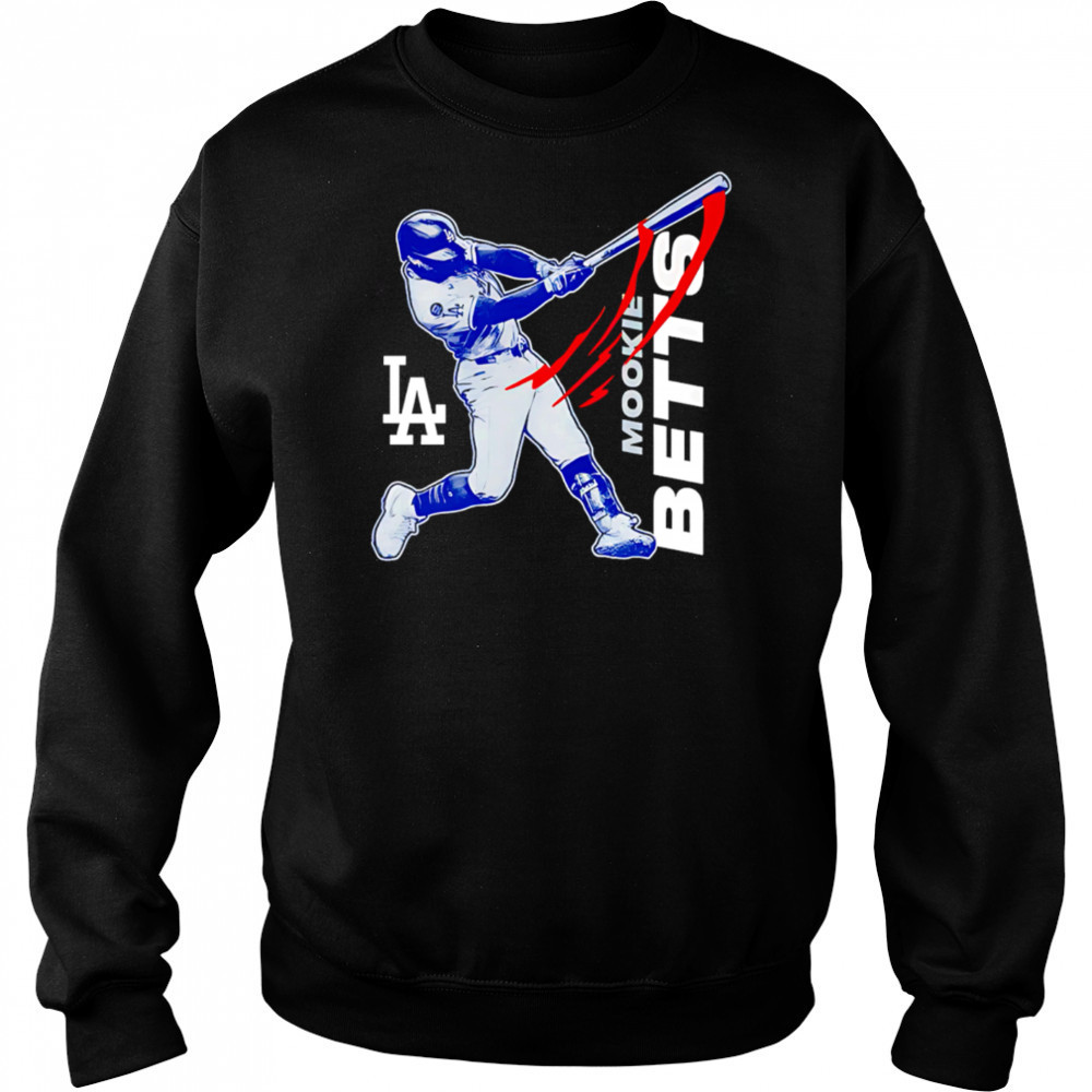 Mookie Betts Royal Los Angeles Baseball Player shirt Hoodie