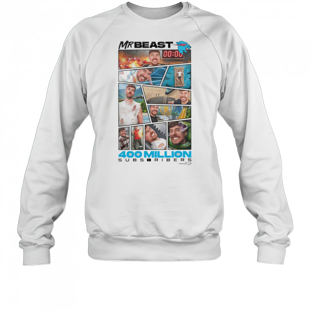 Mr Beast 400 Million Subscribers shirt Sweatshirt