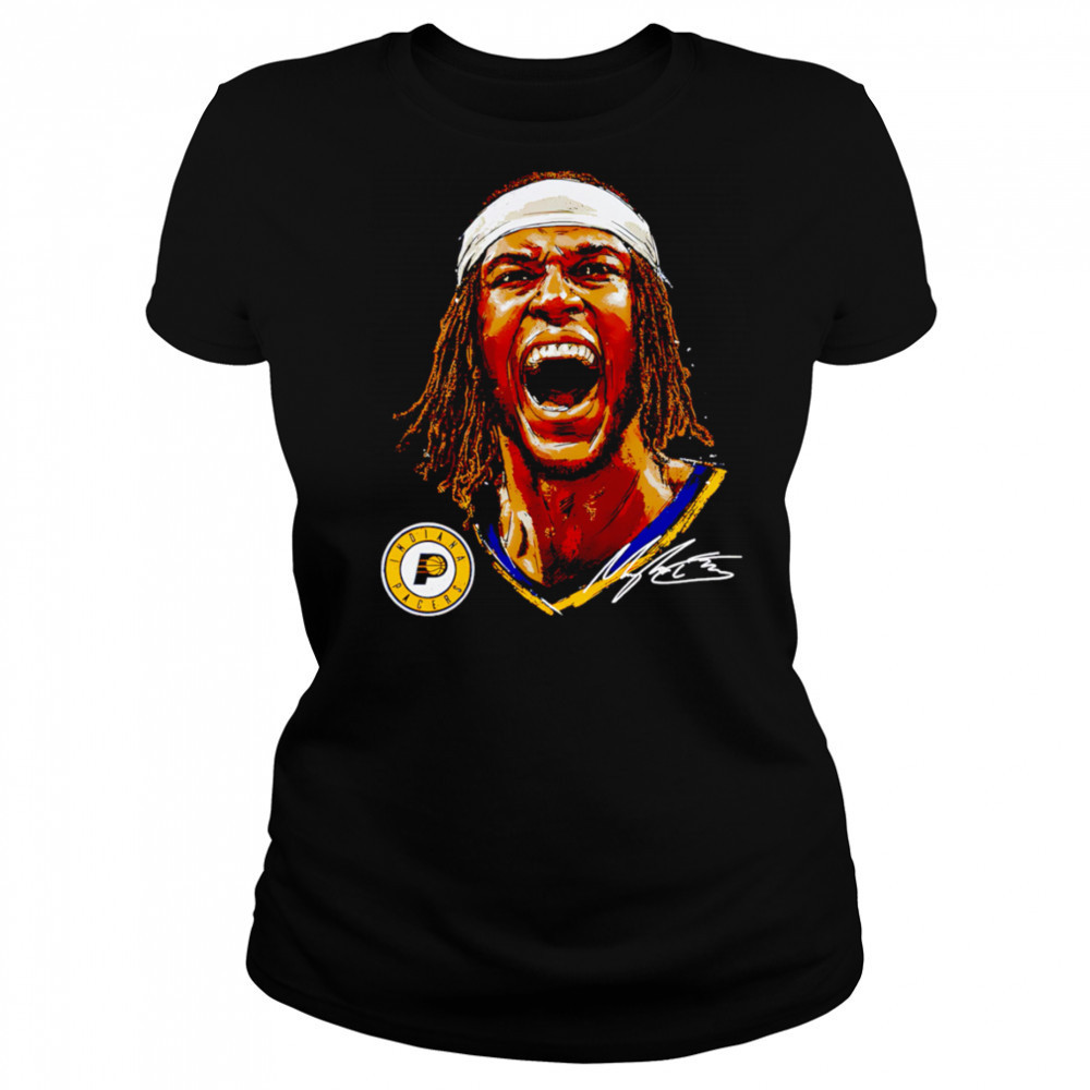 Myles Turner Indiana Pacers Portrait shirt Women's T-shirt