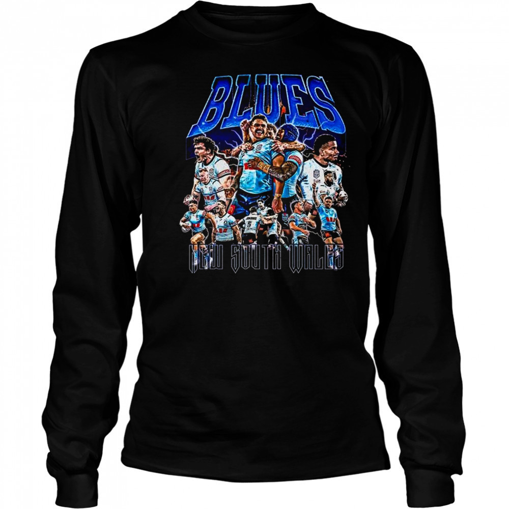 New South Wales Blues State of Origin NSW 25 Shirt Long Sleeved