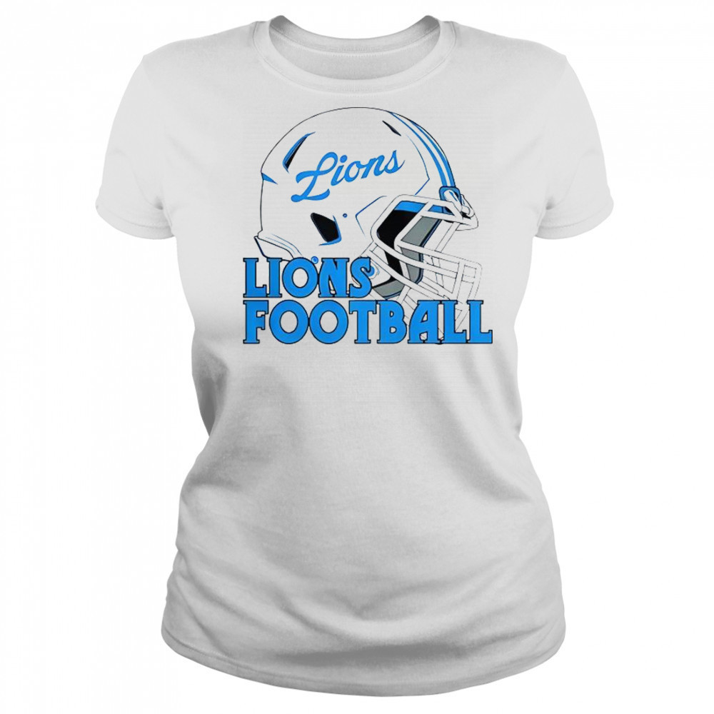 NFL Detroit Lions Football Helmet T-Shirt Women's T-shirt