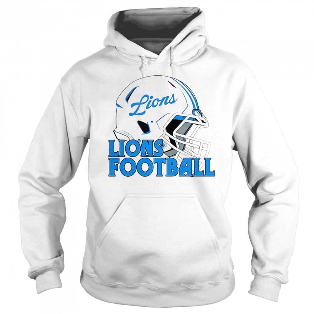 NFL Detroit Lions Football Helmet T-Shirt Sweatshirt