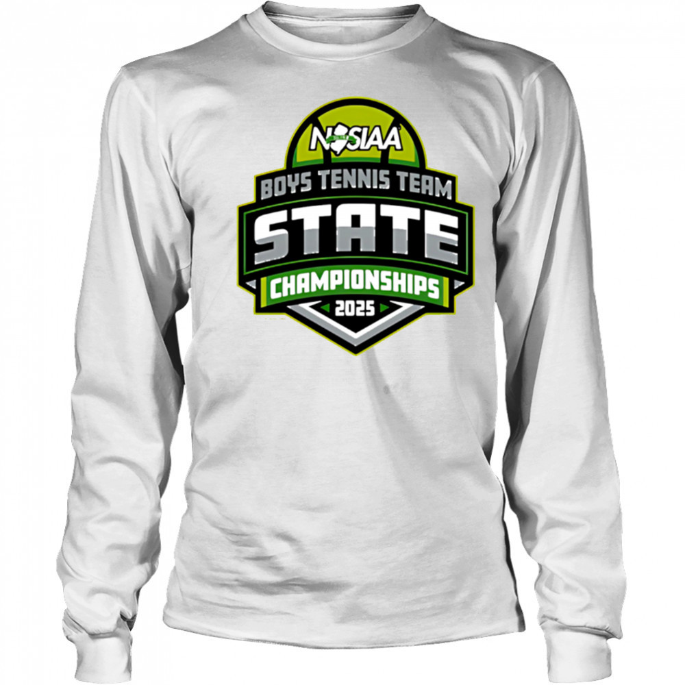 NJSIAA Boys Tennis Team State Championships 2025 shirt Long Sleeved