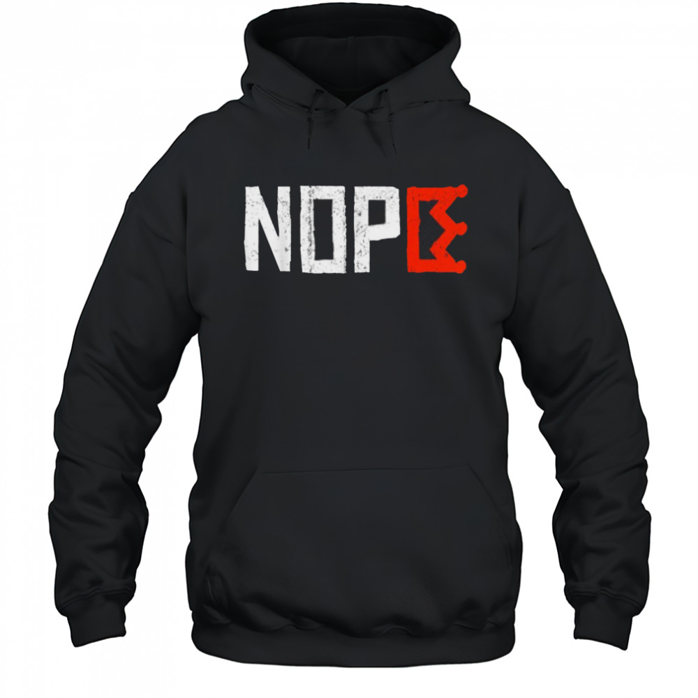No Kings Nope Protest Sign Horizontal T Shirts Hoodie