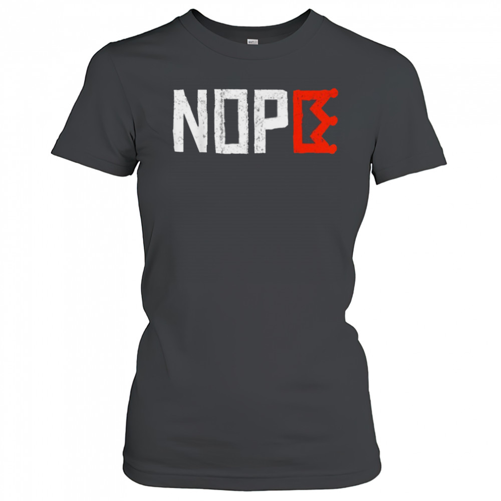 No Kings Nope Protest Sign Horizontal T Shirts Women's T-shirt