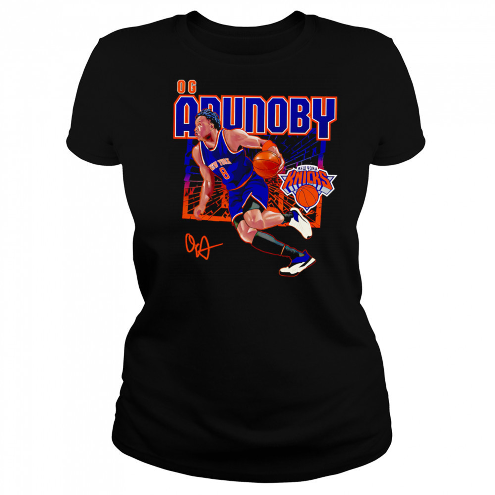 OG Anunoby New York Knicks Shattered shirt Women's T-shirt