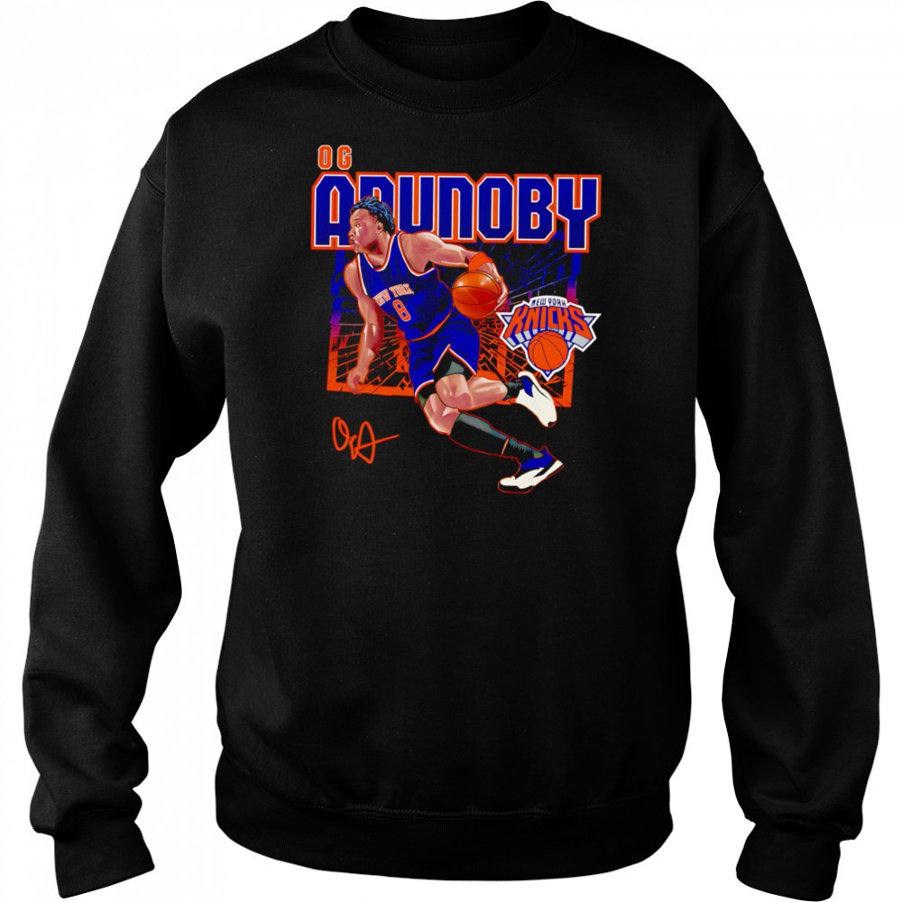OG Anunoby New York Knicks Shattered shirt Hoodie