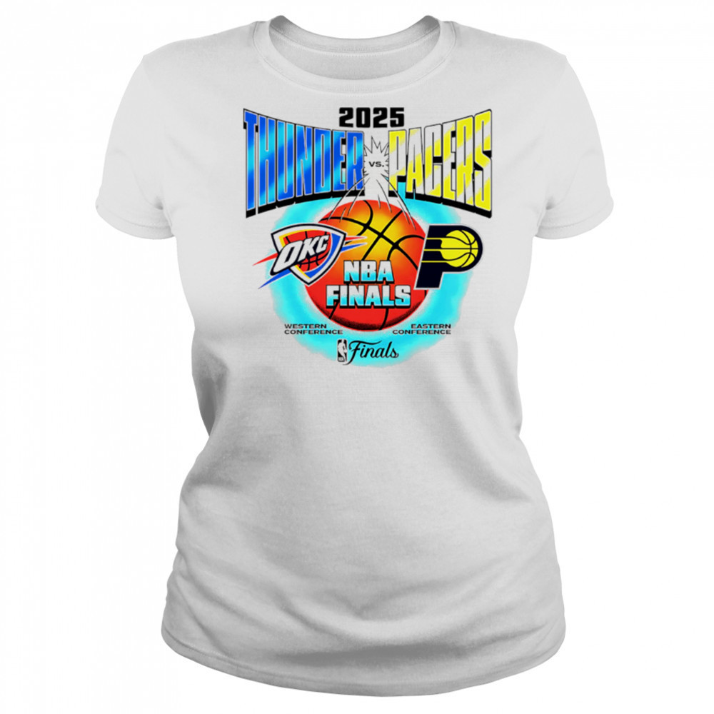 Okc Thunder Vs Indiana Pacers 2025 Nba Finals Vintage shirt Women's T-shirt