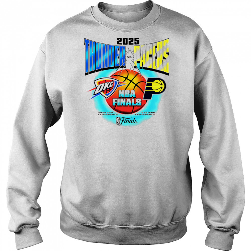 Okc Thunder Vs Indiana Pacers 2025 Nba Finals Vintage shirt Hoodie
