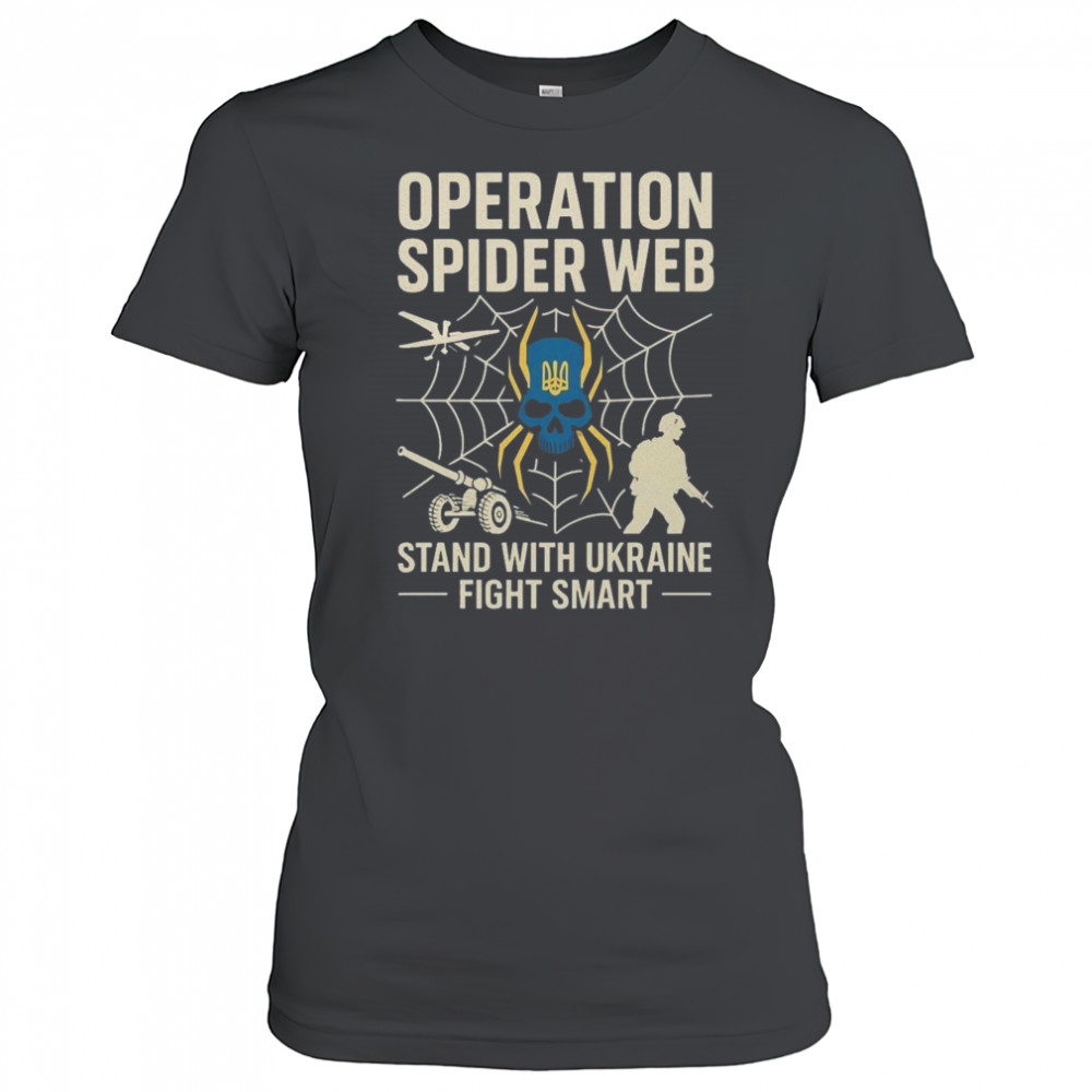 Operation Spider Web Ukraine Stand With Ukraine Military Support Shirt Women's T-shirt