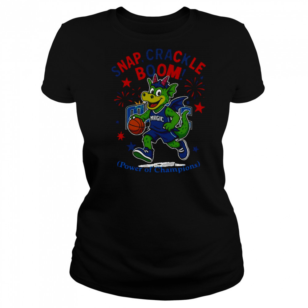 Orlando Magic snap crackle boom power of champions Indepencence day shirt Women's T-shirt