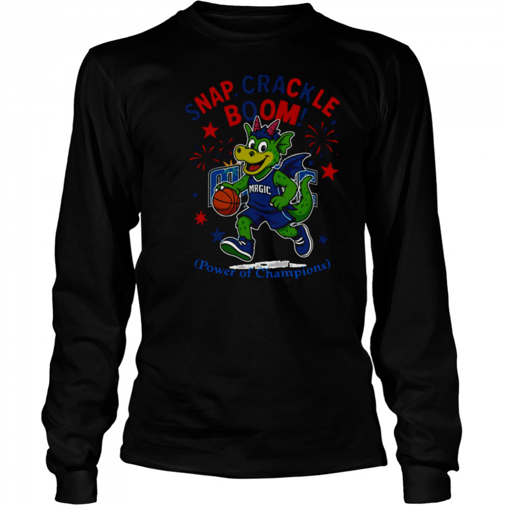 Orlando Magic snap crackle boom power of champions Indepencence day shirt Long Sleeved