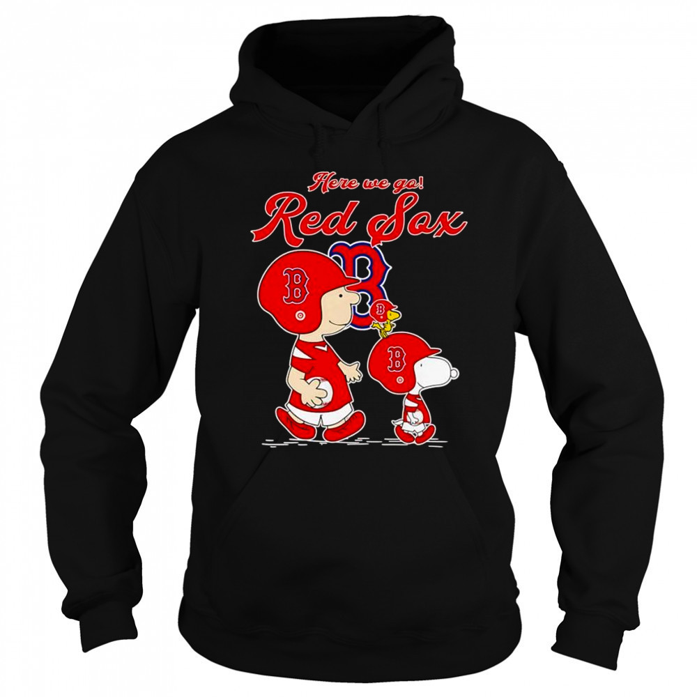 Peanuts here we go Boston Red Sox shirt Sweatshirt