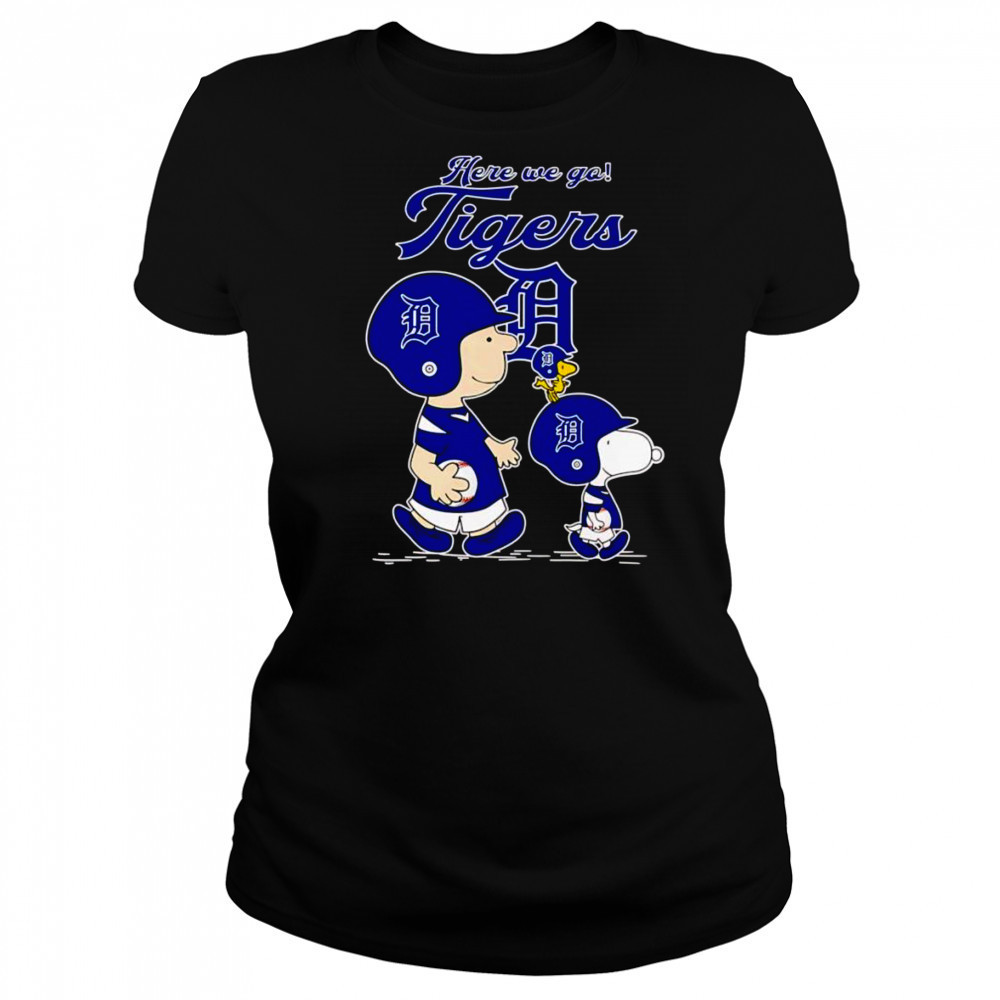 Peanuts here we go Detroit Tigers shirt Women's T-shirt