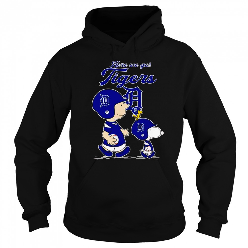 Peanuts here we go Detroit Tigers shirt Sweatshirt