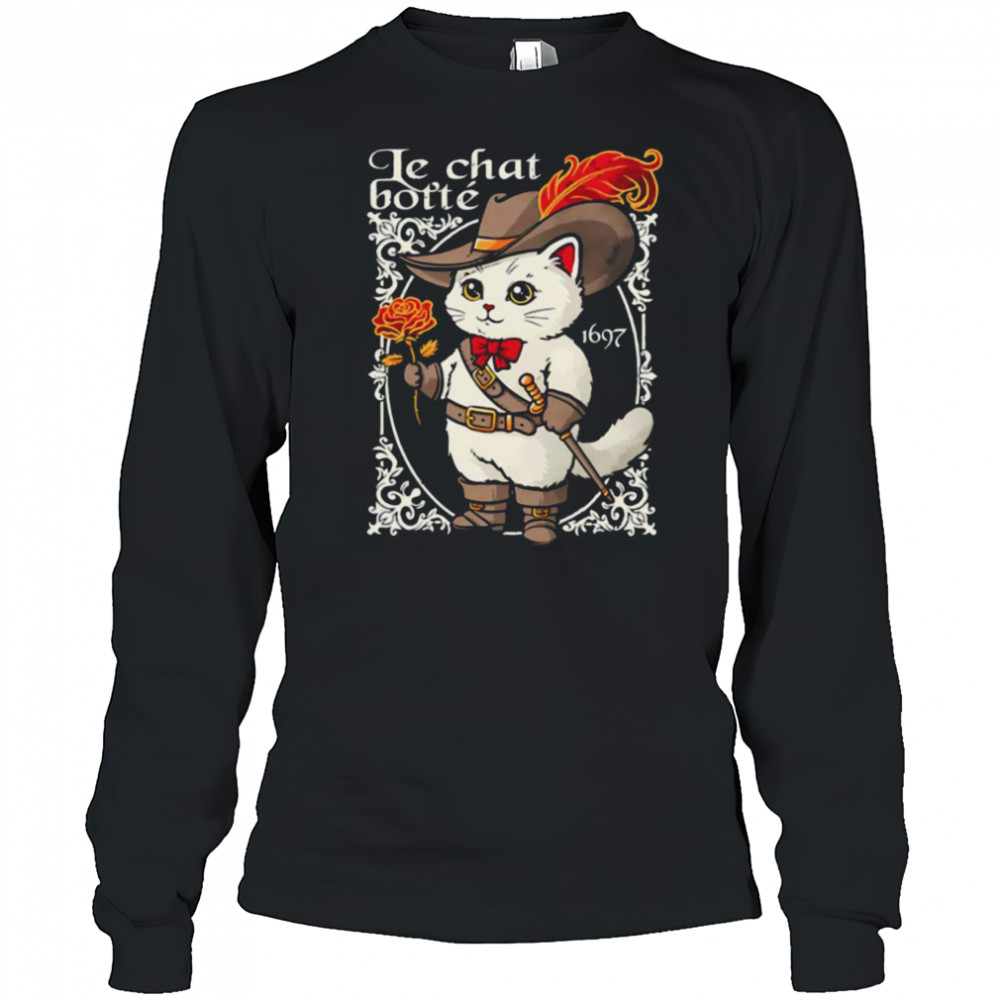 Puss in Boots Le Chat Botte 1697 T shirt Long Sleeved