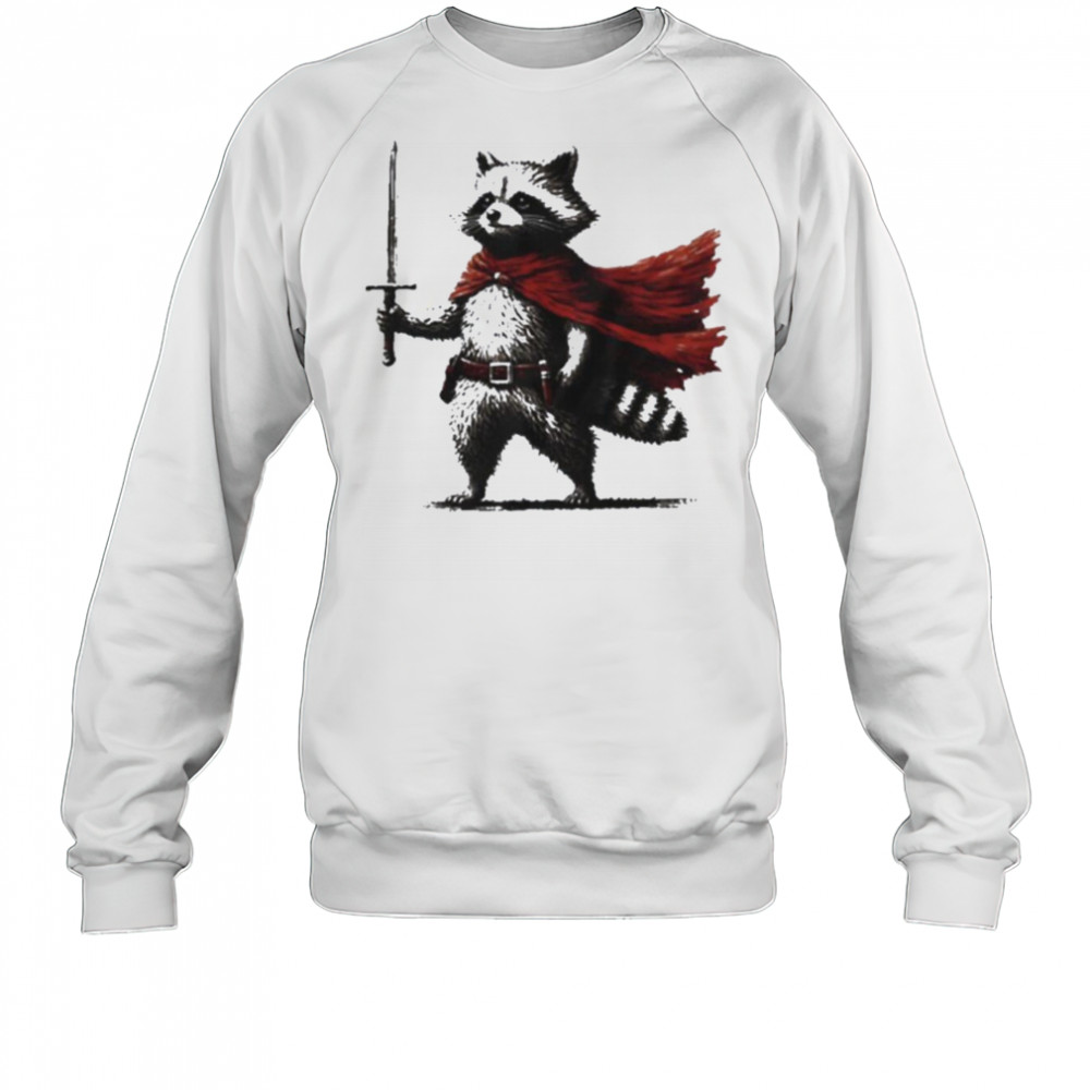 Raccoon knight vintage shirt Sweatshirt