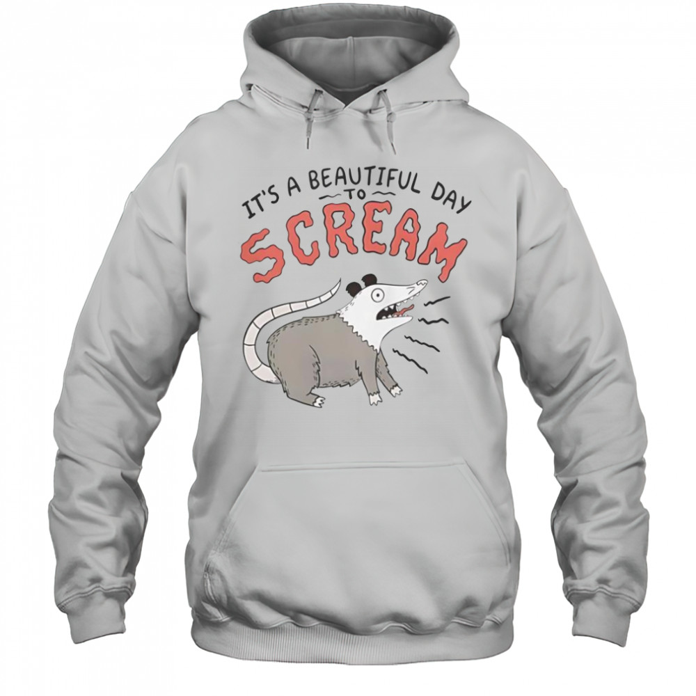 Screaming Possum It’s A Beautiful Day T-Shirt Hoodie