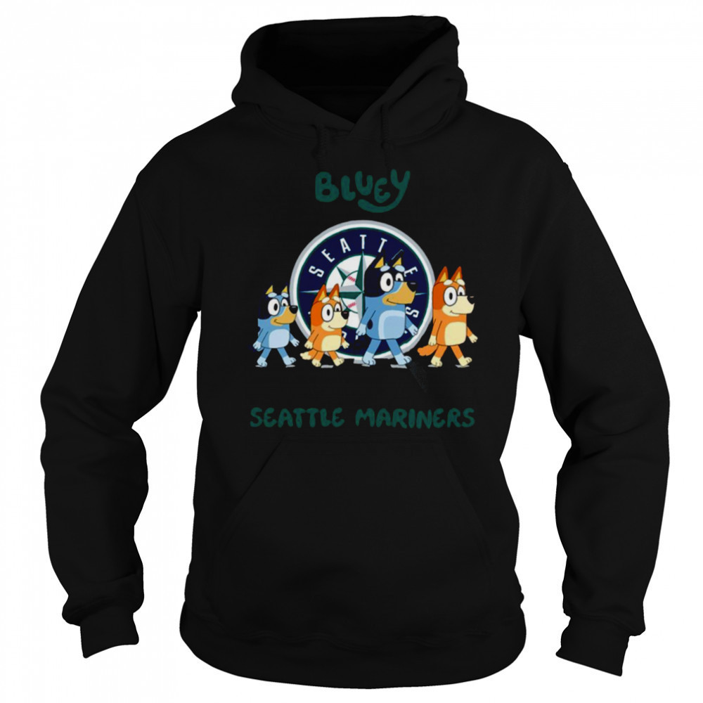 Seattle Mariners Bluey Family abbey road shirt Sweatshirt