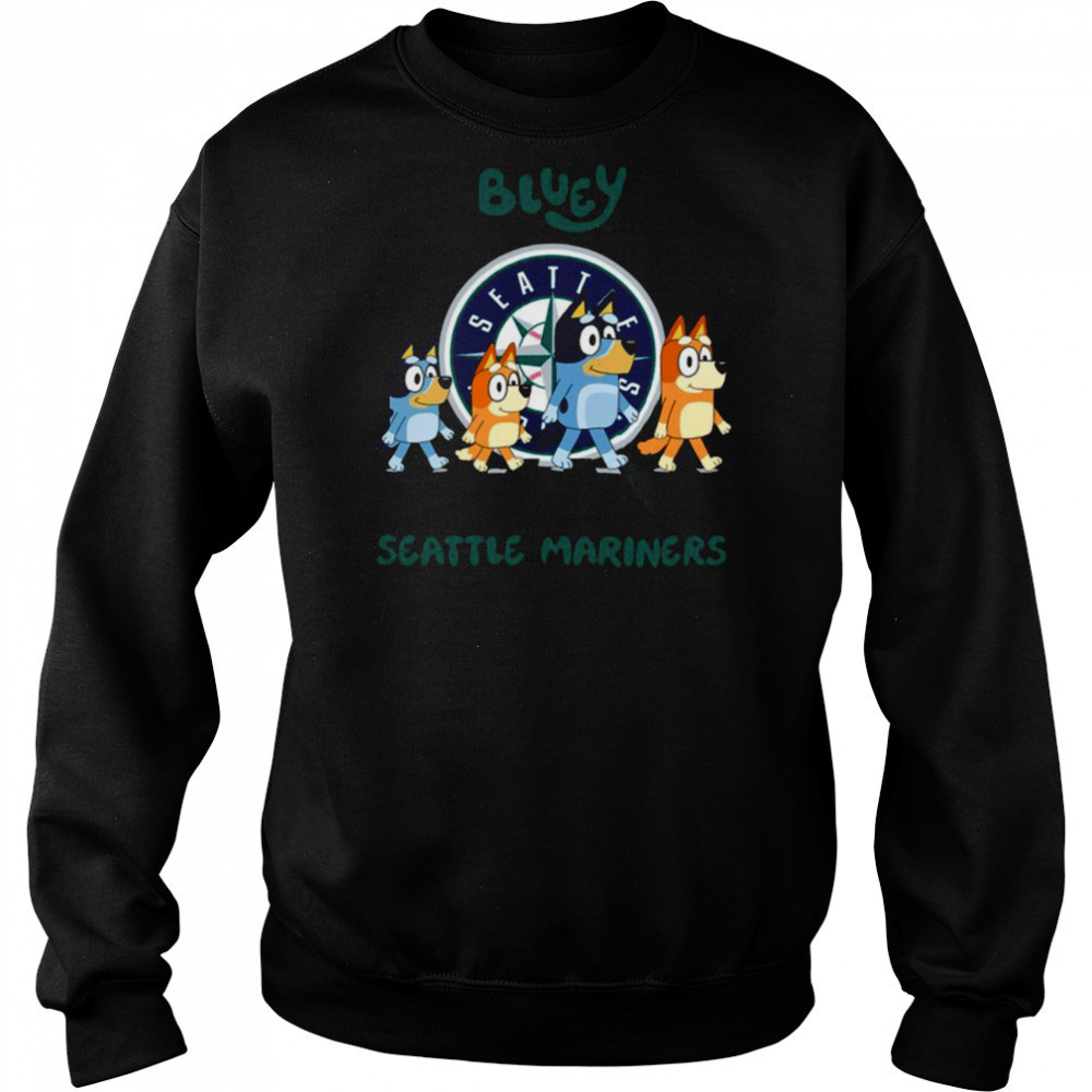 Seattle Mariners Bluey Family abbey road shirt Hoodie