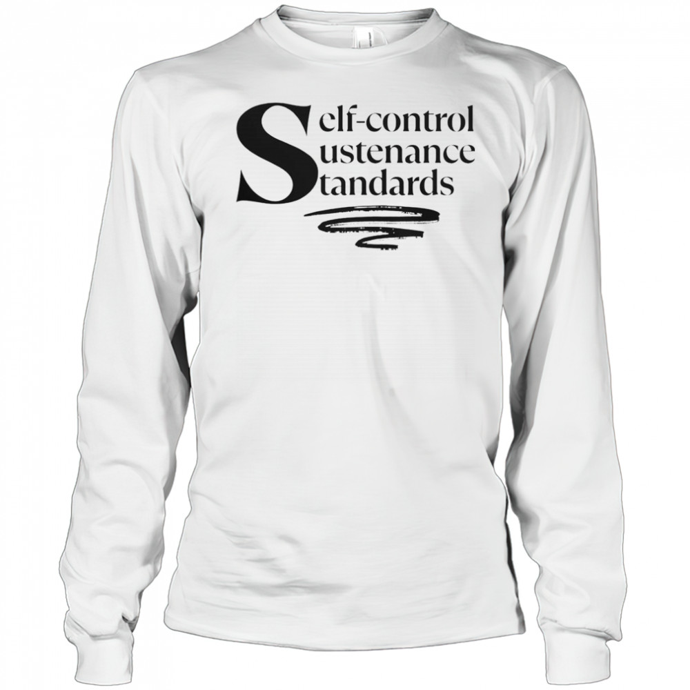 Self-Control Sustenance Standards T-Shirt Long Sleeved