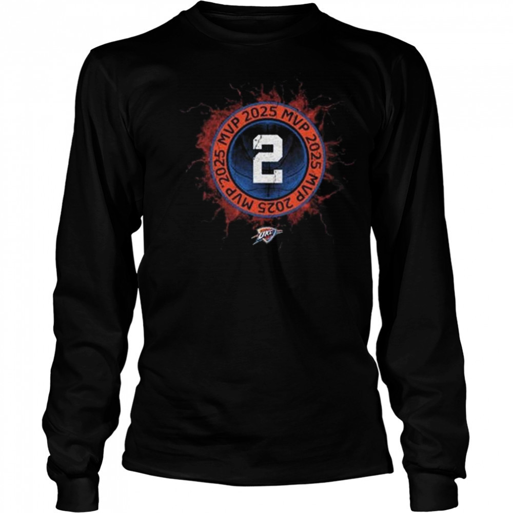 Shai Gilgeous-Alexander 2025 MVP 2 Shirt Long Sleeved
