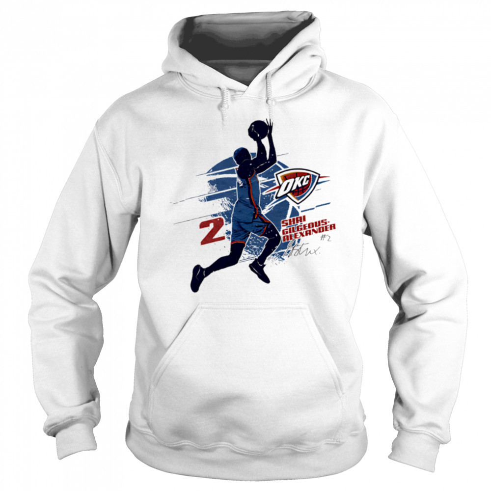 Shai Gilgeous-Alexander Oklahoma City Thunder Silhouette shirt Sweatshirt