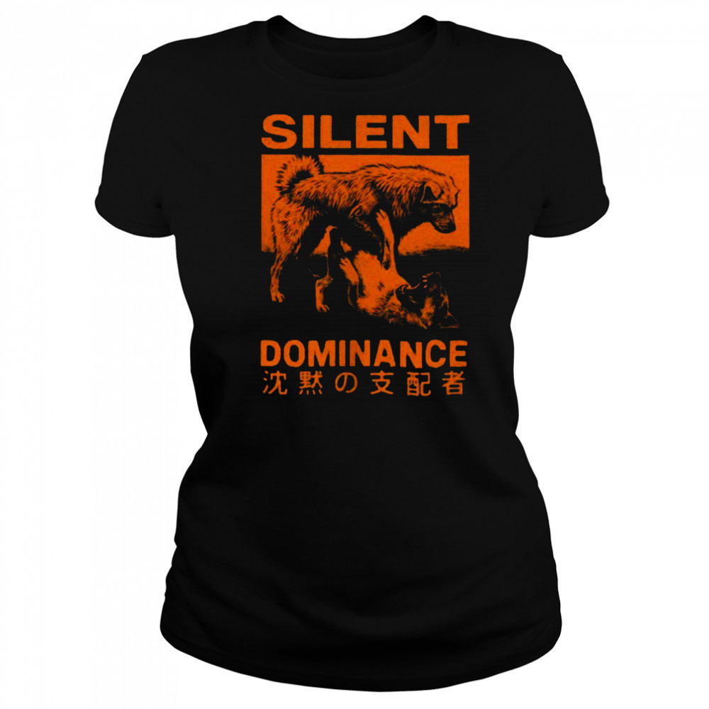 Silent dominance dog king shirt Women's T-shirt